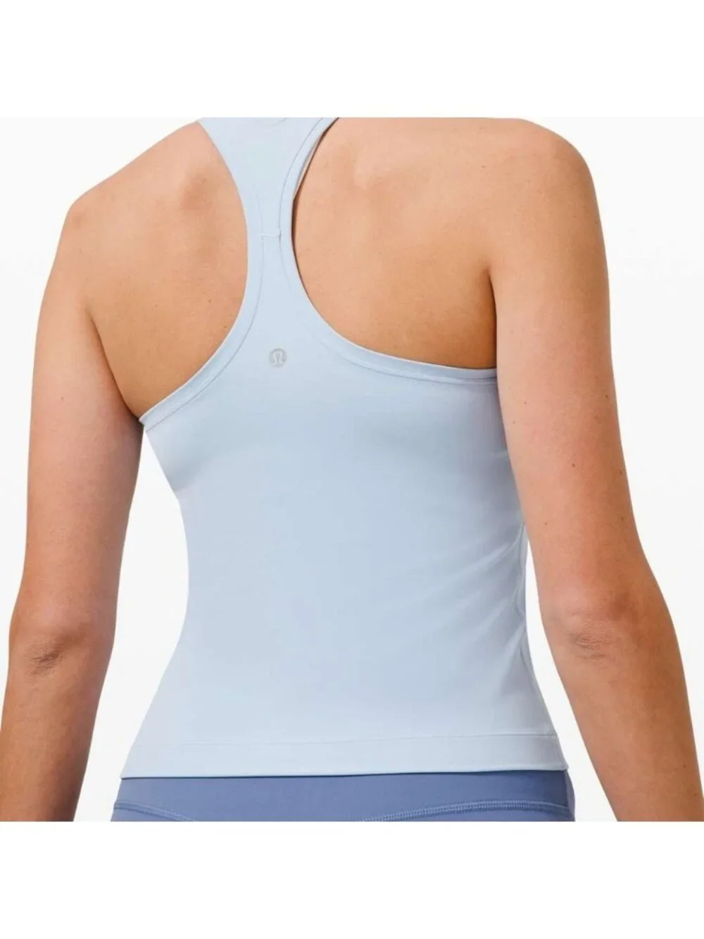 Lululemon Cool Racerback Shorter Length *Nulu Blue Linen
